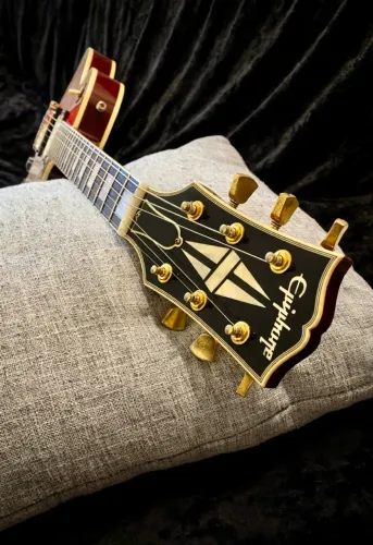 EPIPHONE LES PAUL CUSTOM JAPAN 2000 LONG TENON + CASE - RARIDADE