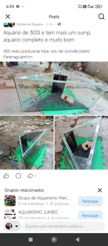 Aquário 300 litros