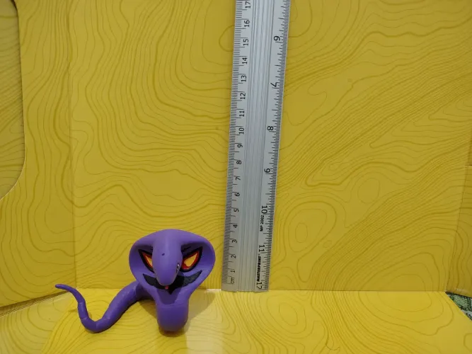 Pokémons em 3d arbok e buizel