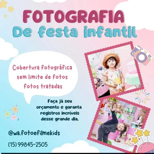 FOTOGRAFIA DE FESTA INFANTIL