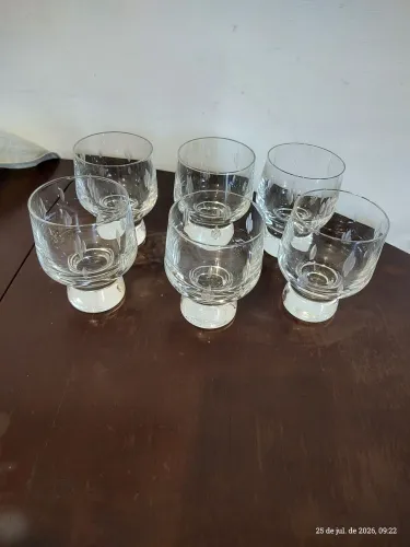 Taça de cristal para coquetel jogo 6 unidades