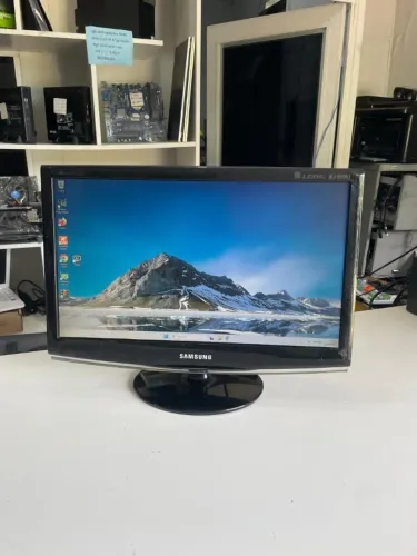 monitor hdmi 20 polegadas samsung/ hd/lcd /hdmi/rca/usb perfeito com garantia e nf