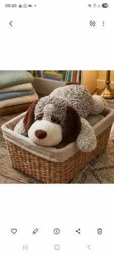 Cachorro de pelúcia grande 95cm