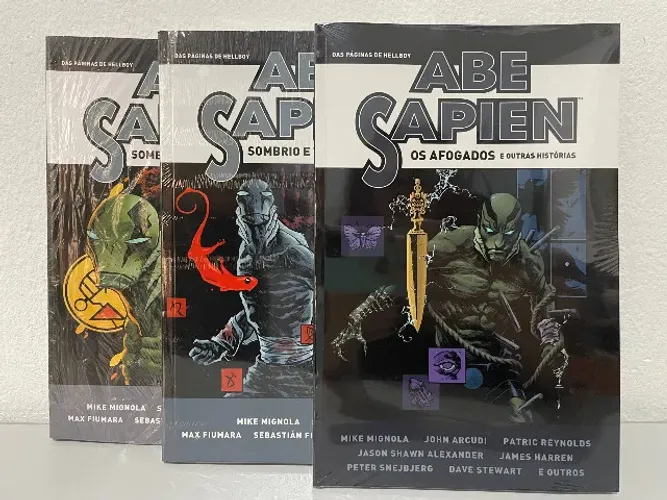 Abe Sapien: Os Afogados e Outras Histórias Vol. 1 e Abe Sapien: Sombrio e Terrível Omnibus