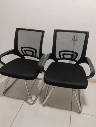 Vendo kit com 2 cadeiras recepção escritório