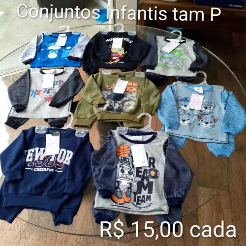 Conjuntos bebê tamanho P