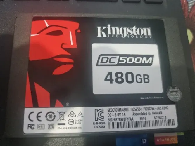 HD SSD 480GB KINGSTON SATA 3.0 2.5" DC500M/480 GB SERVER