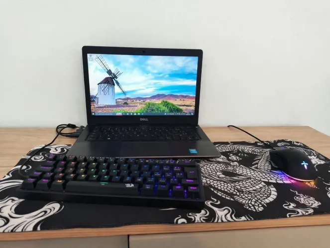 Kit Notebook Dell i5 8GB + Teclado e Mouse RGB - R$ 1.100 no PIX