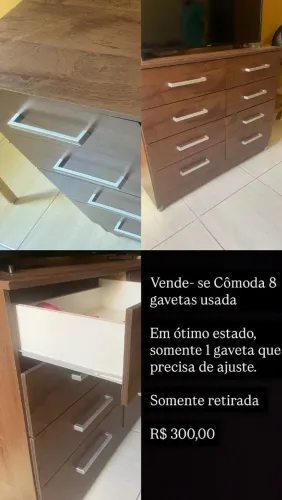 Cômoda 8 Gavetas