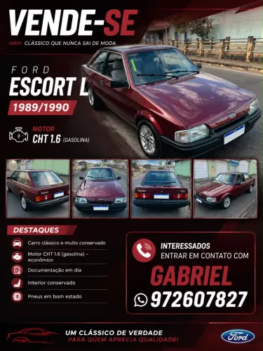 Ford Escort L/lx 1.6 1989