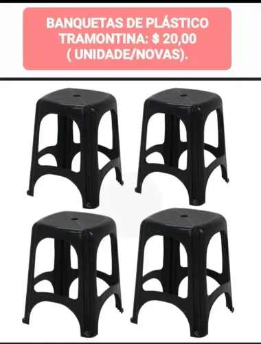 BANQUETAS DE PLÁSTICO TRAMONTINA 