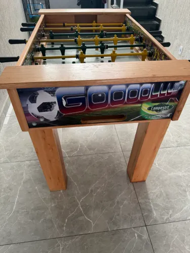 Mesa De Totó De Madeira Maciça