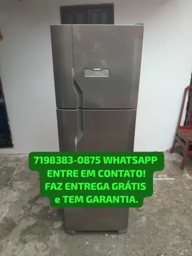 GELADEIRA INOX SEMI-NOVA ENTREGA GRÁTIS