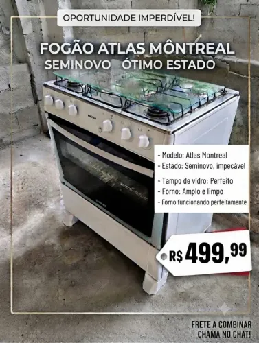 Fogão 5 bocas
