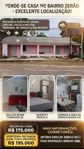 Ótima oportunidade no bairro zerão (180.000 com tudo dentro)