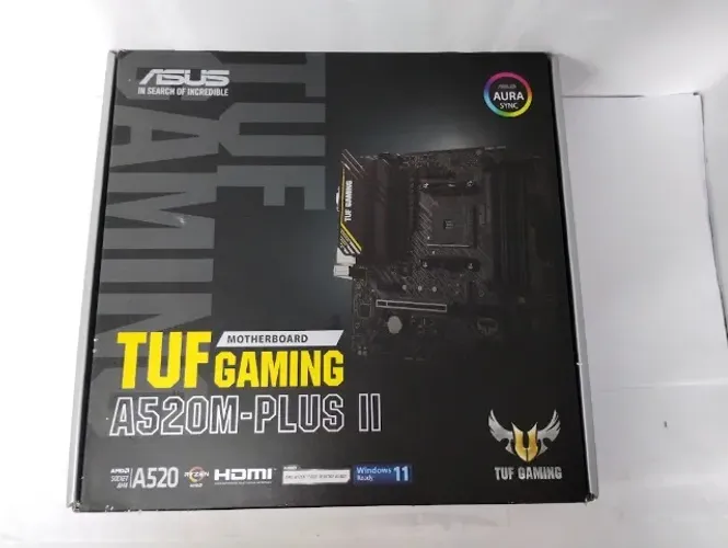 Caixa Vazia Placa Mãe: Asus Tuf gaming a520m plus