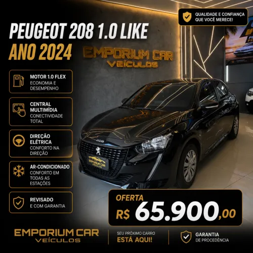 Peugeot 208 Like 1.0 Flex 6V 5P Mec. 2024