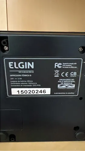 Máquina - impressora térmica elgin ticket