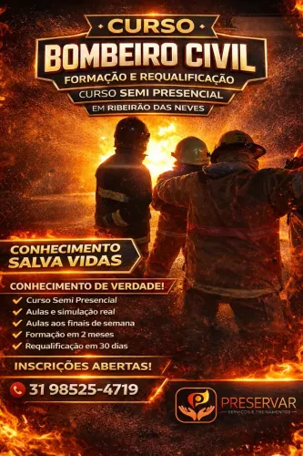 CURSO BOMBEIRO CIVIL /FORMAÇÃO E REQUALIFICAÇÃO 