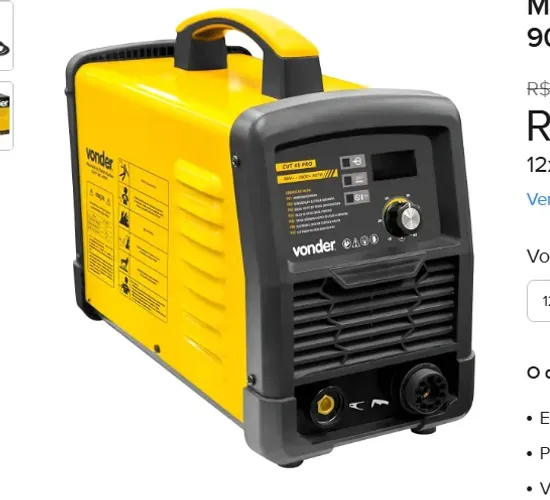 Máquina de Corte a Plasma - R$ 400,00