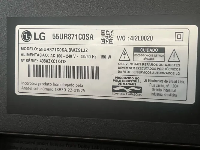 TV PARA RETIRADAS DE PEÇAS