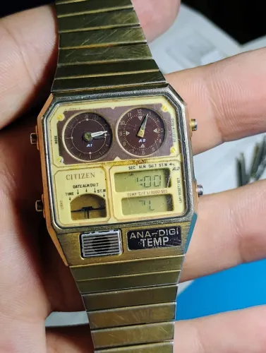 CITIZEN ANADIGI ANOS 80/90 RARÍSSIMO