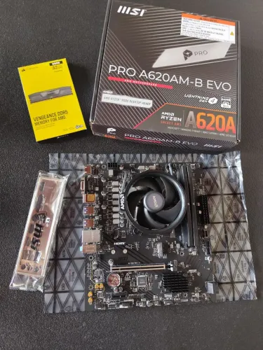 Kit upgrade 9600x + 32gb ram + placa mãe 