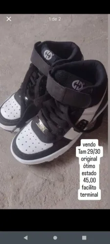 tênis infantil 29/30 conservado