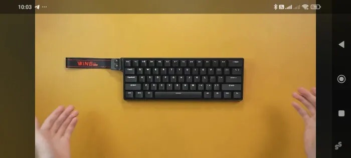 Teclado Mecânico Magnético Aula Win 60 he 8k novo lacrado