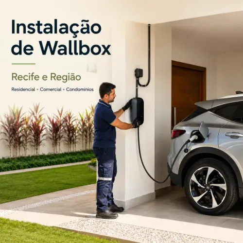 Instalação de Carregador Veicular Wallbox | Recife e Região