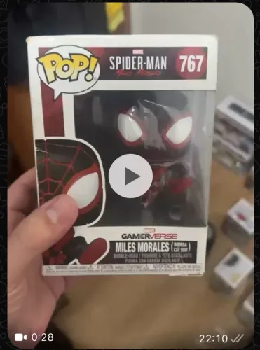 Funko megumi e spider caixas com avarias