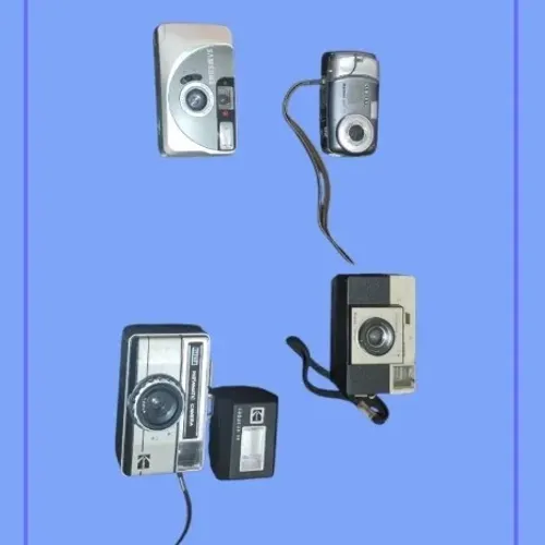 Lote de máquinas fotográficas vintage
