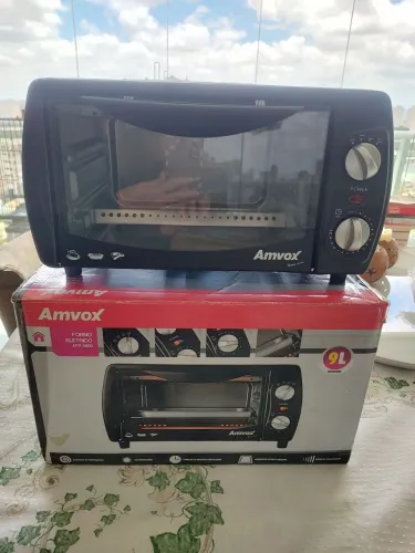 FORNO ELÉTRICO AMVOX 9 L NOVO NA CAIXA 110 v