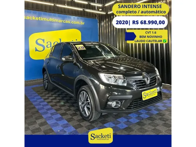 Renault Sandero Intense Flex 1.6 16V 5P Aut. 2020