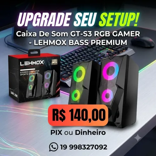 Caixa de som gome3 Pc Notebook