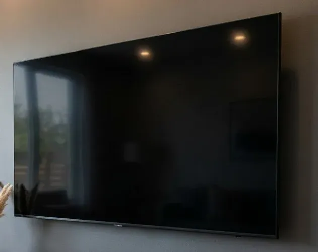 Smartv Samsung 58 polegadas com led queimado.