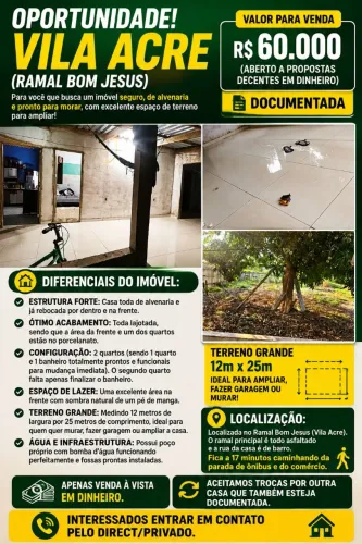 Casa no vila acre.