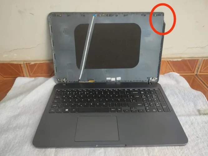 CARCAÇA completa notebook Samsung NP350X usada