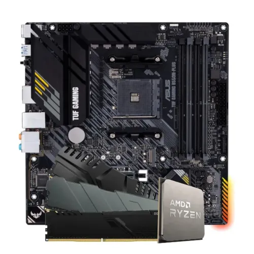 Kit Upgrade, Asus TUF Gaming B550M-Plus + AMD Ryzen 7 5700X + 16GB (2x8GB) DDR4
