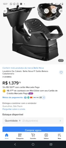 Lavatório de salão