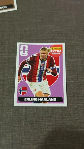 Haaland Lilás Extra Sticker Legend