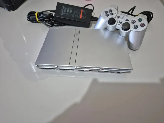 Playstation 2 cinza raro 