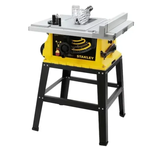 Serra de Bancada Stanley 10" 1800W, modelo SST1801. Potência: 1800 Watts.