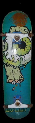 Prancha de Skate Usada | Ideal para Reforma, Peças ou Decoração