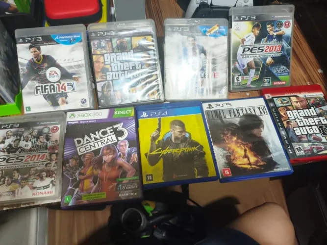 Lote jogos Playstation e xbox