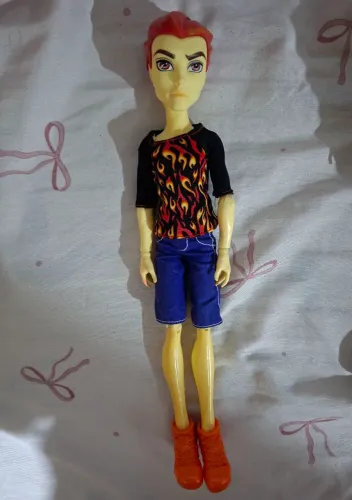 Boneco Heath Burns Ghoul Spirit Monster High Original Mattel