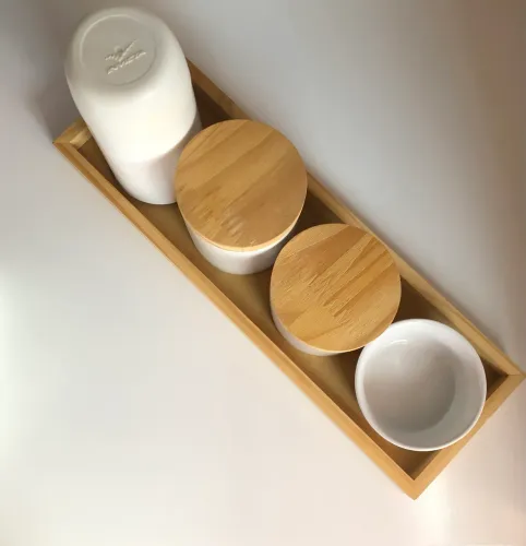Kit higiene porcelana para bebê 