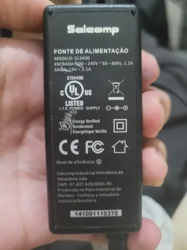 Carregador de notebook S12A00