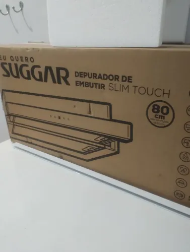Depurador de embutir slim touch 80cm novo na caixa 