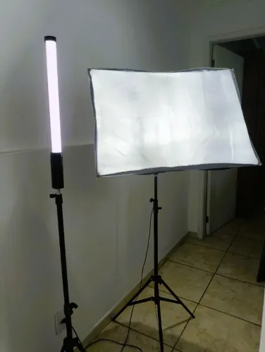 KIT ILUMINAÇÃO! Soft Box + Barra de Led